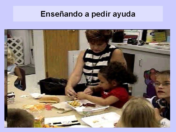 Enseñando a pedir ayuda 3 b CSEFEL 47 
