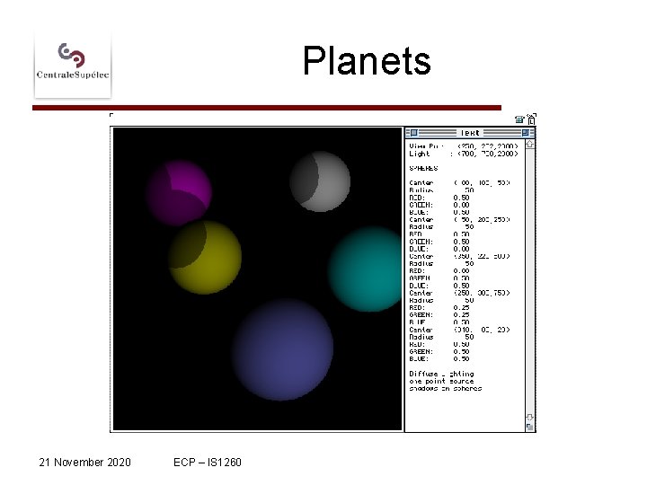 Planets 21 November 2020 ECP – IS 1260 