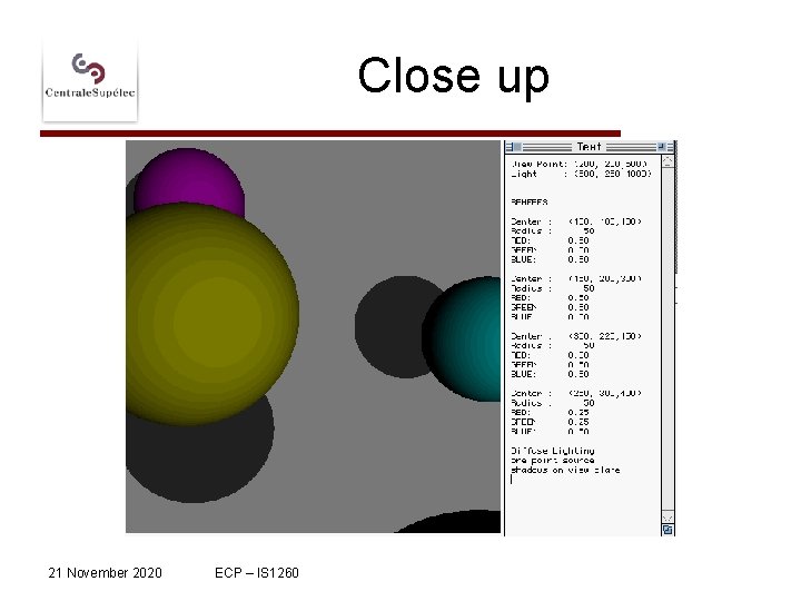Close up 21 November 2020 ECP – IS 1260 