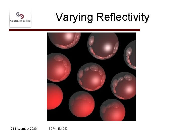 Varying Reflectivity 21 November 2020 ECP – IS 1260 