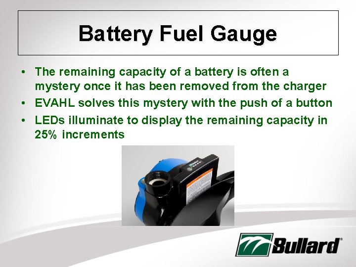 Battery Fuel Gauge • The remaining capacity of a battery is often a mystery