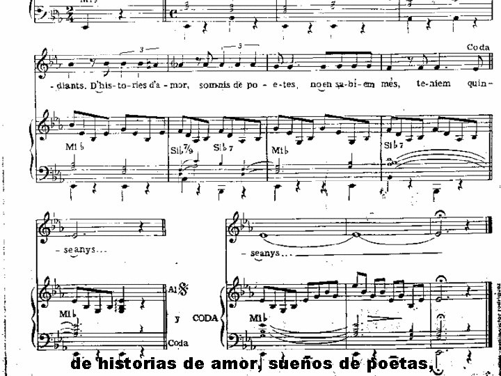 de historias de amor, sueños de poetas, 