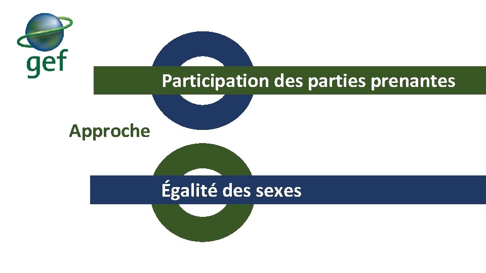 Participation des parties prenantes Approche Égalité des sexes 