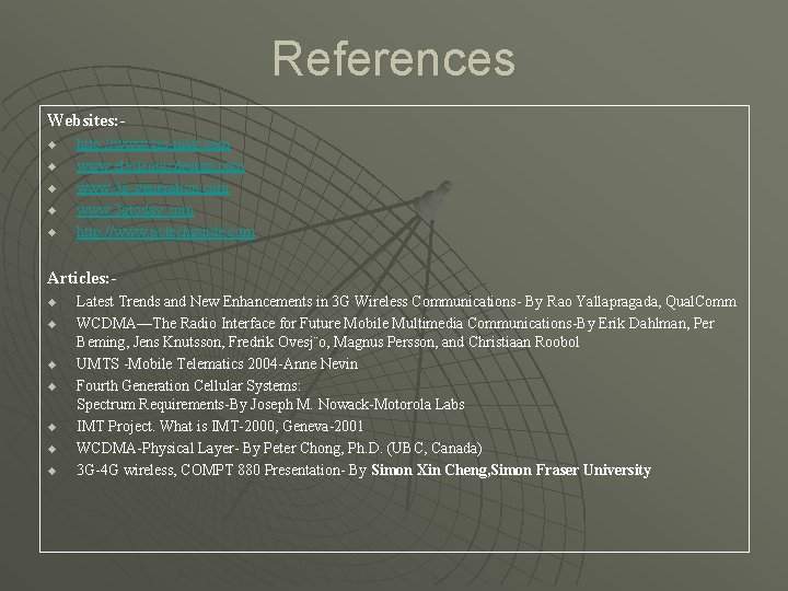 References Websites: u u u http: //www. sss-mag. com www. electronicdesign. com www. 3