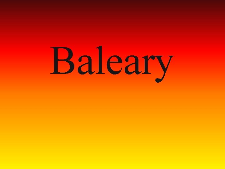 Baleary 