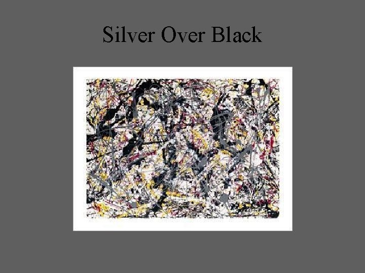 Silver Over Black 