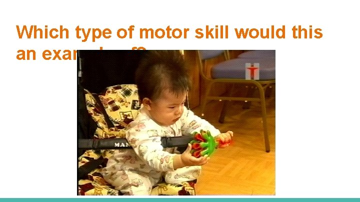 Which type of motor skill would this an example of? 