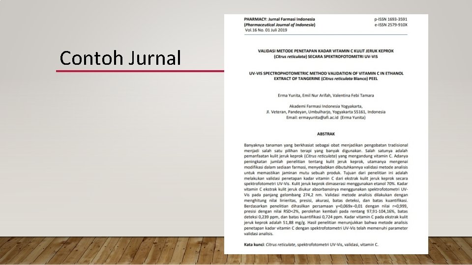 Contoh Jurnal 