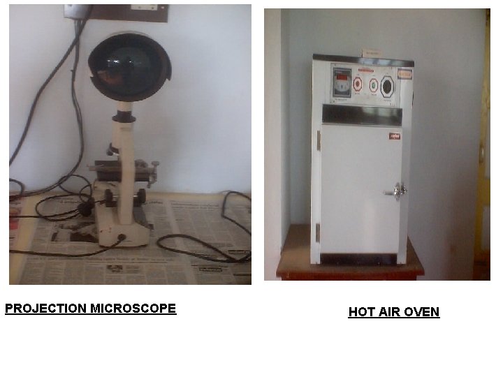 PROJECTION MICROSCOPE HOT AIR OVEN 