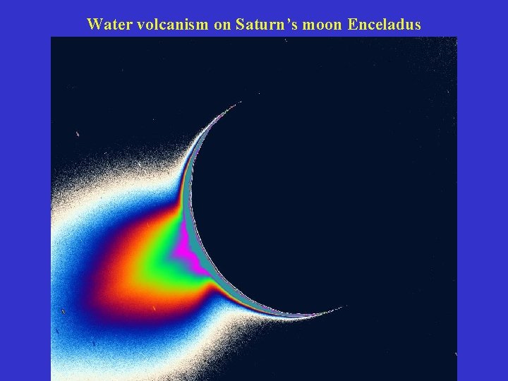 Water volcanism on Saturn’s moon Enceladus 