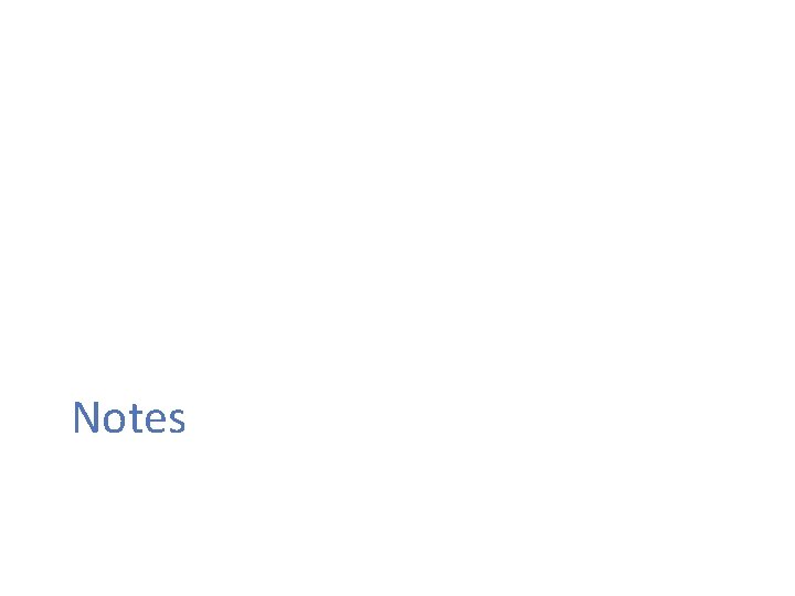 Notes Notes