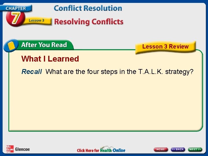 Lesson 3 Review What I Learned Recall What are the four steps in the Lesson 3 Review What I Learned Recall What are the four steps in the
