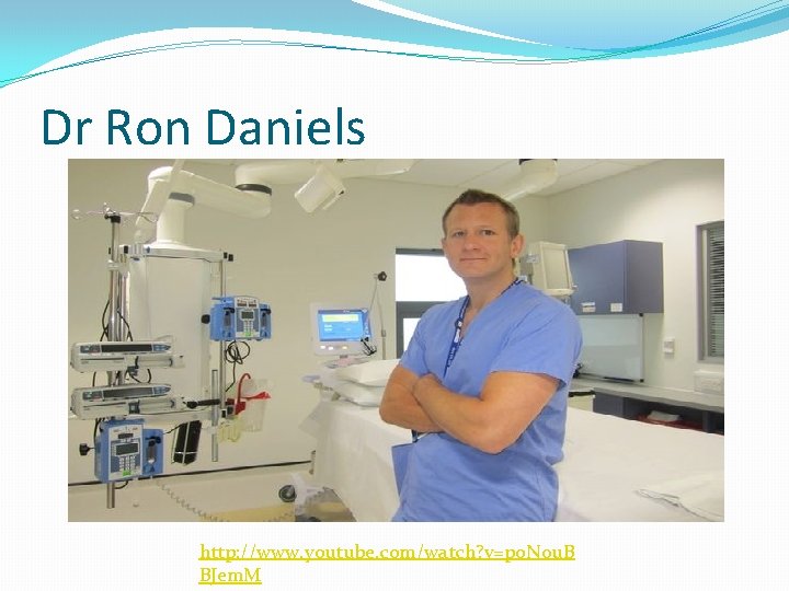 Dr Ron Daniels http: //www. youtube. com/watch? v=po. N 0 u. B BJem. M
