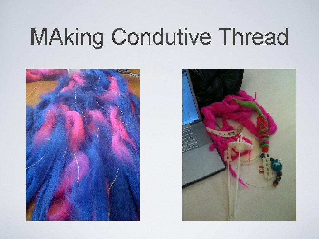 MAking Condutive Thread 