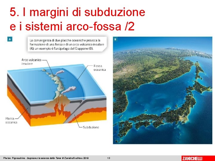 5. I margini di subduzione e i sistemi arco-fossa /2 Phelan, Pignocchino, Scopriamo le
