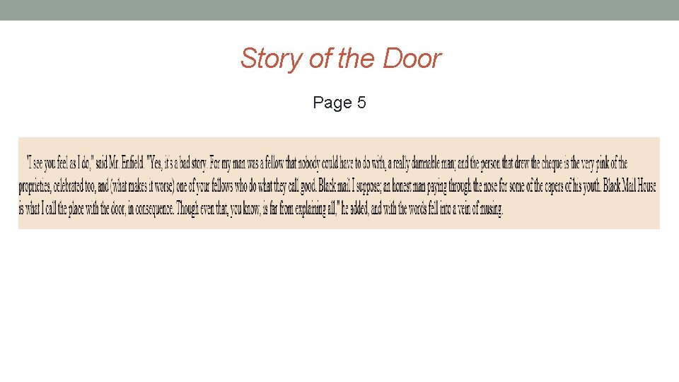 Story of the Door Page 5 