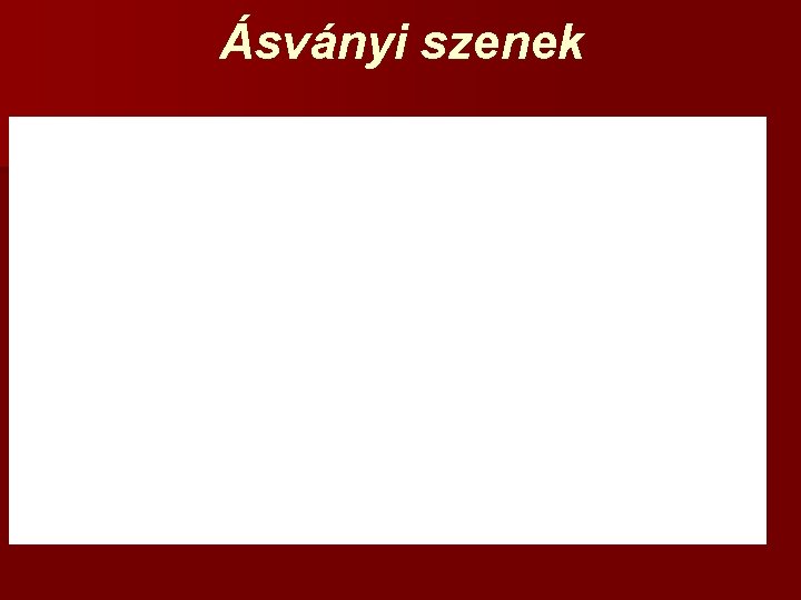 Ásványi szenek 