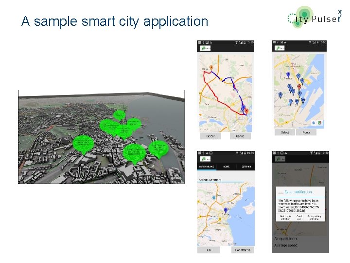 A sample smart city application 40 