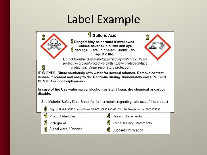 Label Example 