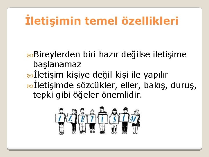 iletişimin temel öğeleri