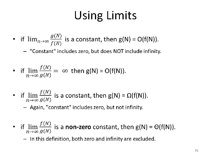 Using Limits • 75 