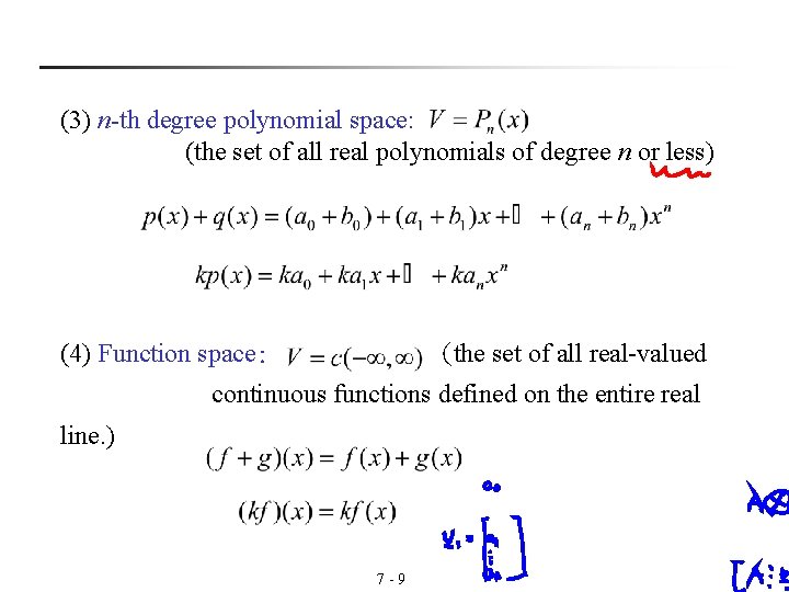 Lecture 7 Vector Space Last Time Properties Of Lecture 7 Vector Space Last Time Properties Of