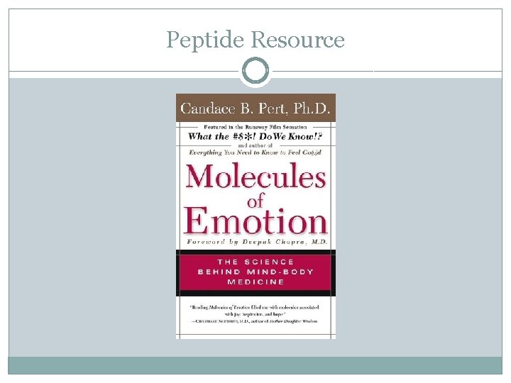 Peptide Resource 