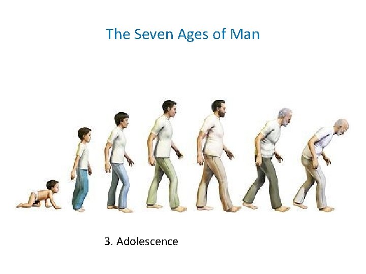 The Seven Ages of Man 3. Adolescence The Seven Ages of Man 3. Adolescence