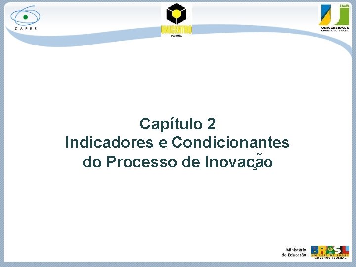 Capítulo 2 Indicadores e Condicionantes do Processo de Inovac a o 