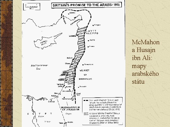 Mc. Mahon a Husajn ibn Ali: mapy arabského státu 