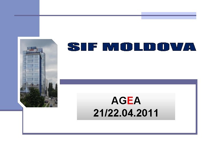 AGEA 21/22. 04. 2011 