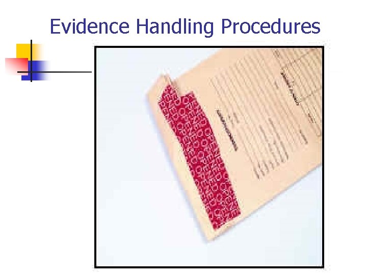 Evidence Handling Procedures 