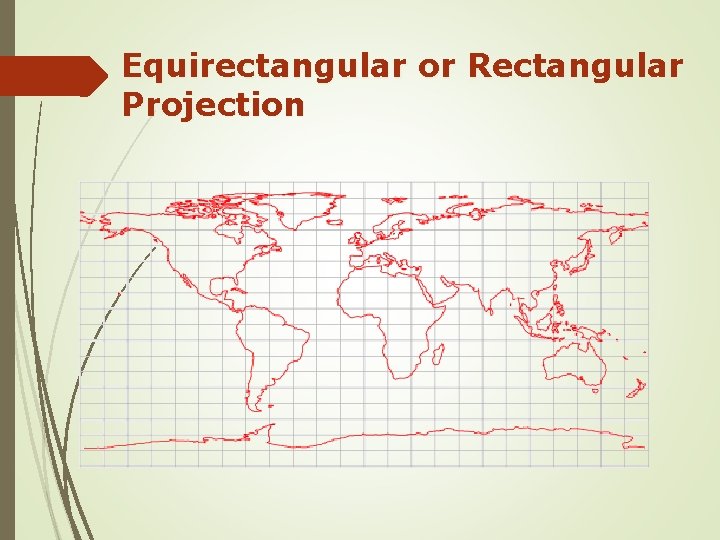 Equirectangular or Rectangular Projection 