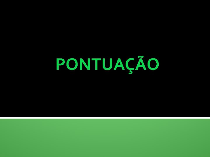 PONTUAÇÃO 