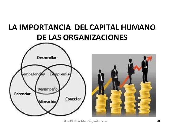 LA IMPORTANCIA DEL CAPITAL HUMANO DE LAS ORGANIZACIONES M en R. H. Luis Arturo