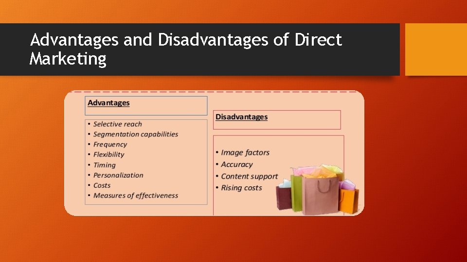 Advantages and Disadvantages of Direct Marketing 