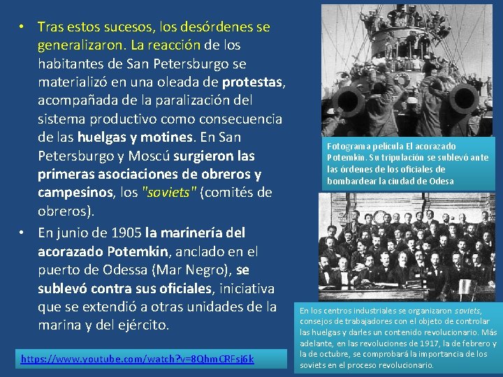  • Tras estos sucesos, los desórdenes se generalizaron. La reacción de los habitantes