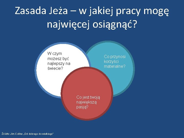 Zasada Jeża – w jakiej pracy mogę najwięcej osiągnąć? W czym możesz być najlepszy