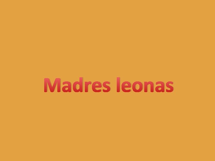 Madres leonas 