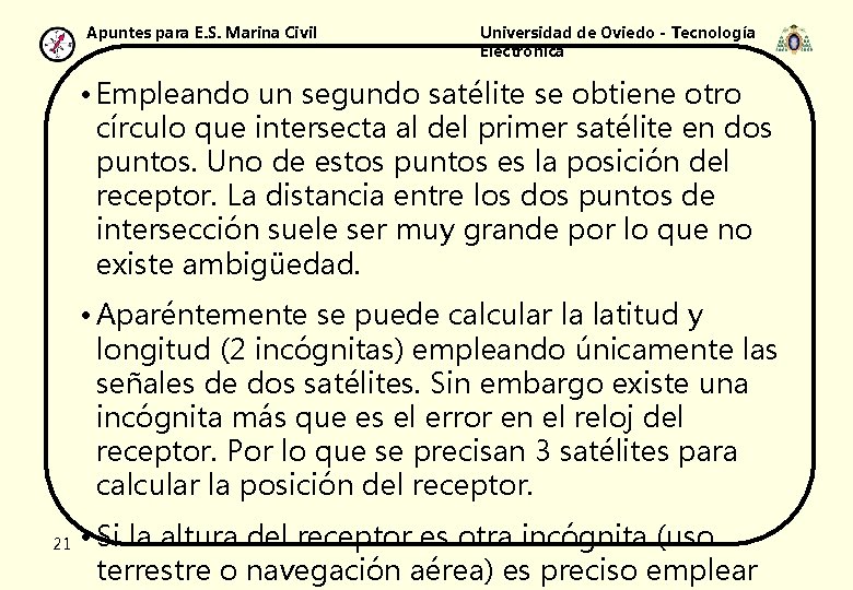 Apuntes para E. S. Marina Civil Universidad de Oviedo - Tecnología Electrónica • Empleando