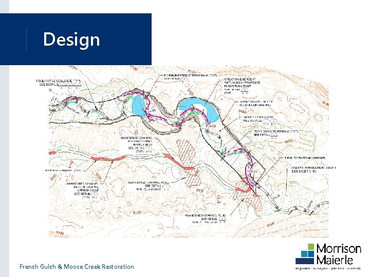 Design French Gulch & Moose Creek Restoration 