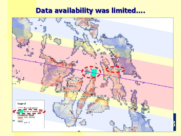 Data availability was limited…. 38 