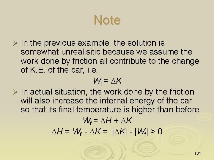 Note In the previous example, the solution is somewhat unrealisitic because we assume the