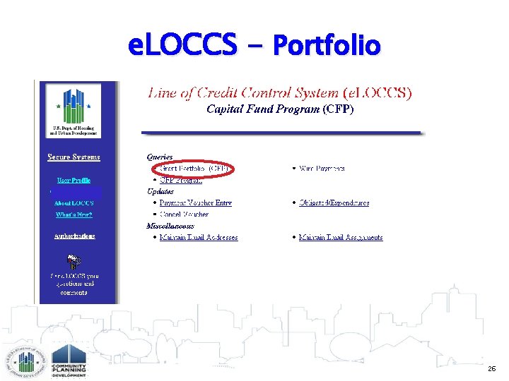 e. LOCCS - Portfolio 26 