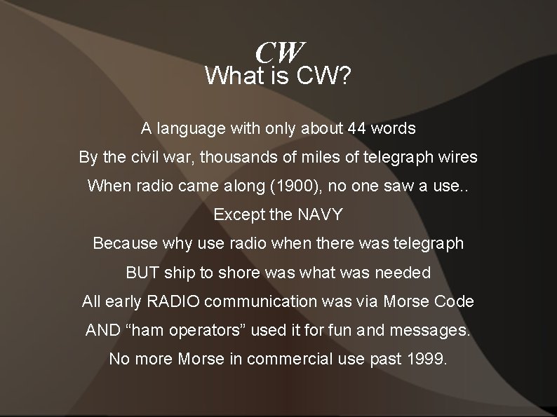 Cw By Jim Stafford W 4 Qo Cw