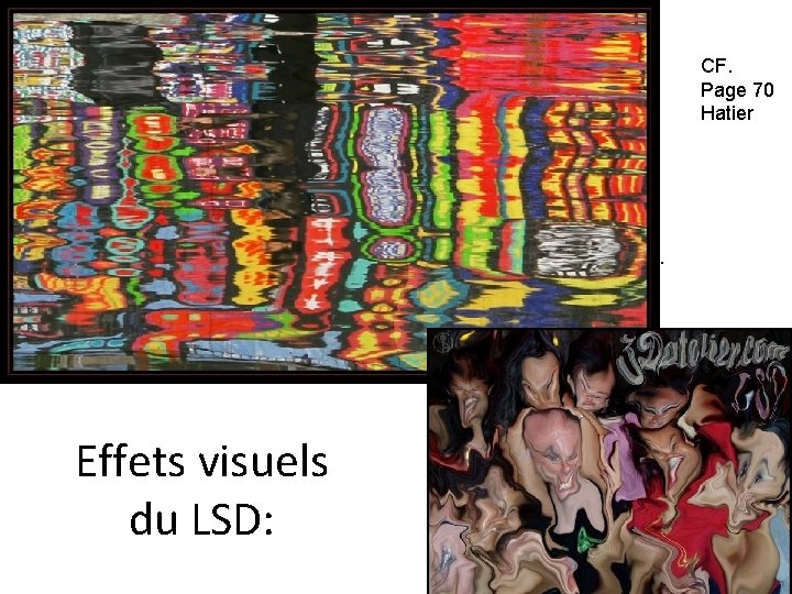 CF. Page 70 Hatier Le LSD est responsable de puissants effets hallucinogènes dont la CF. Page 70 Hatier Le LSD est responsable de puissants effets hallucinogènes dont la