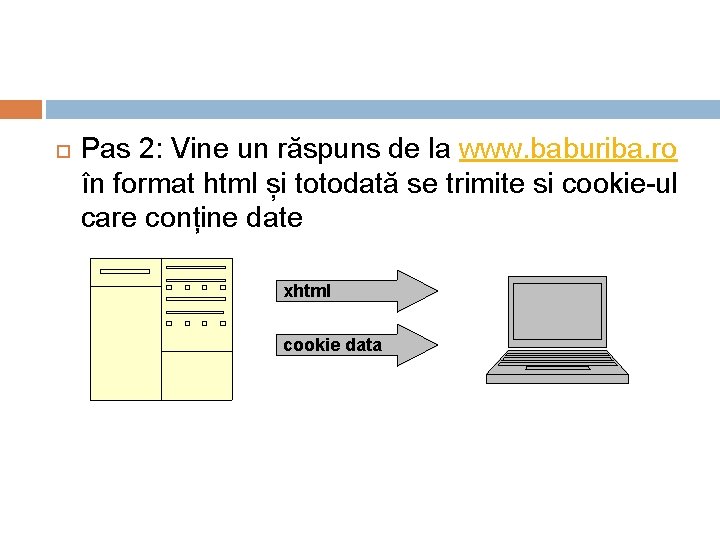  Pas 2: Vine un răspuns de la www. baburiba. ro în format html