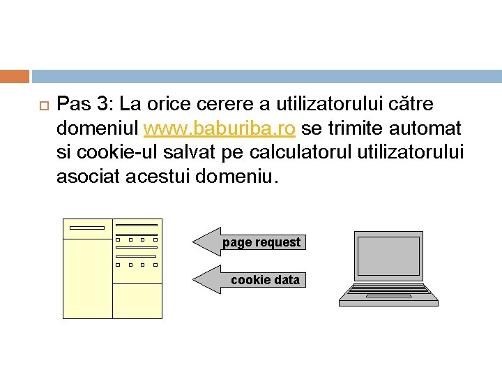  Pas 3: La orice cerere a utilizatorului către domeniul www. baburiba. ro se