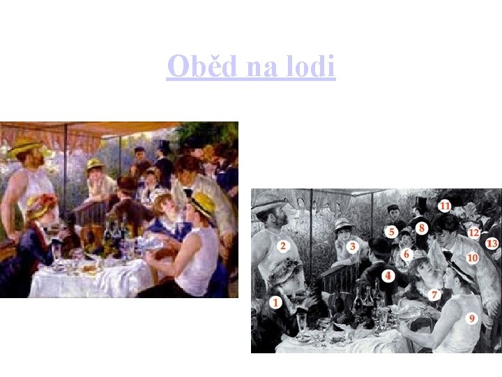 Oběd na lodi 