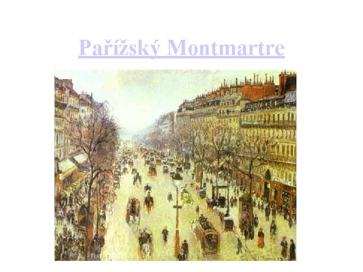 Pařížský Montmartre 